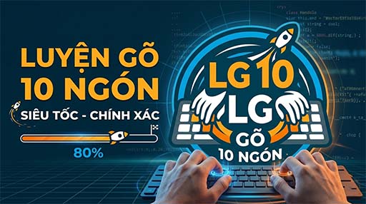 Luyện gõ 10 ngón tay